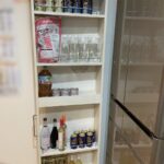 キッチンのすき間を有効活用！「ぼん家具のすき間収納ワゴン」が便利！